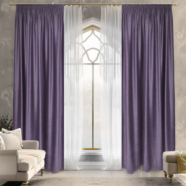Draperie de Catifea Blackout 90% Lila