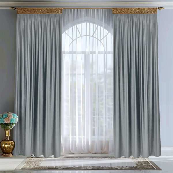 Draperie de Catifea Blackout 90% Gri