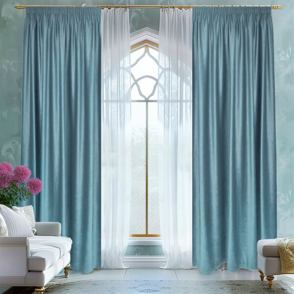 Draperie Luxury Blackout 90 % Baby Blue