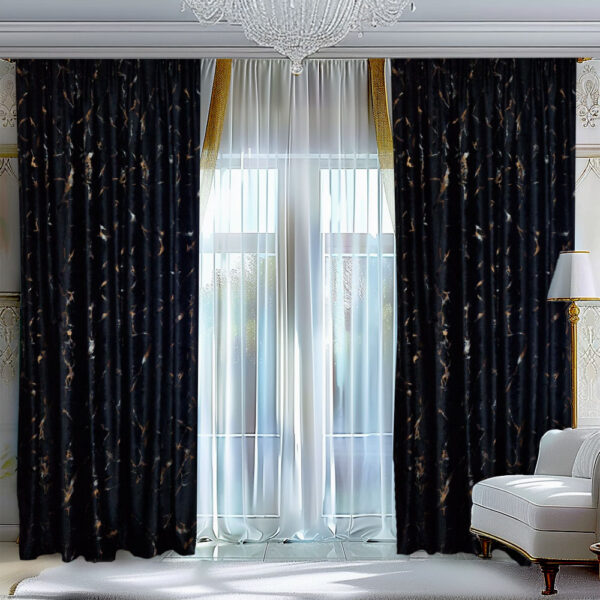 Draperie Luxury Emerald Blackout 80% Negru
