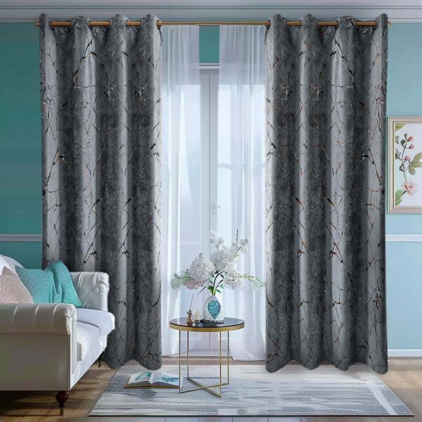 Draperie Luxury Emerald Blackout 80% Gri Grafit