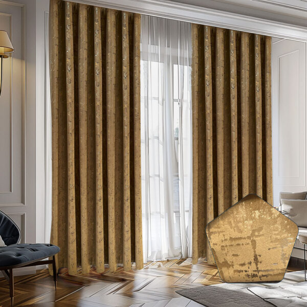 Draperie Luxury Velvet Blackout 80 % Auriu