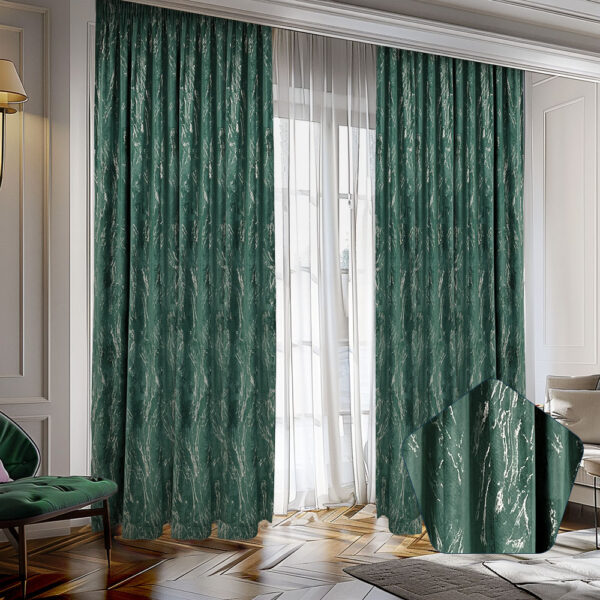 Draperie Luxury Guernica Blackout 80 % Verde