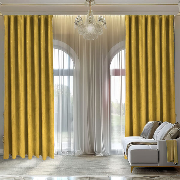 Draperie Luxury Guernica Blackout 80 % Galben