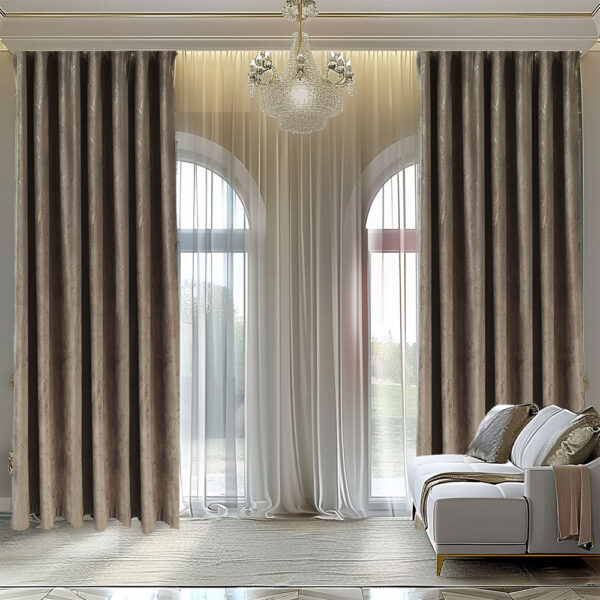 Draperie Luxury Guernica Blackout 80 % Bej