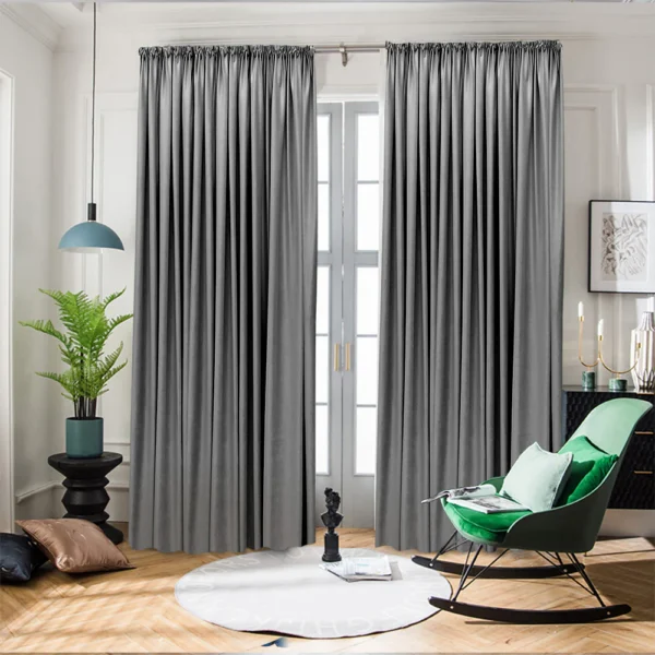 Draperie Royal Velvet Blackout 90% Gri