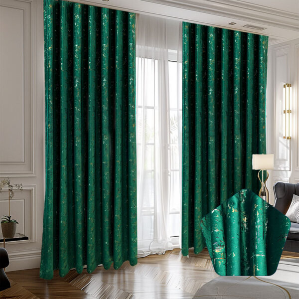 Draperie Luxury Capetown Velvet Blackout 80 % Verde Smarald