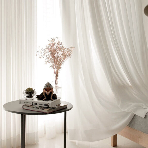 Perdea Ivory Matase Sintetica